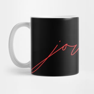 jovial german language RED Mug